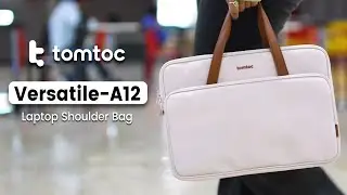 Tomtoc Versatile A12 Laptop Shoulder Bag Review | Slim, Stylish & Perfect for Daily Carry