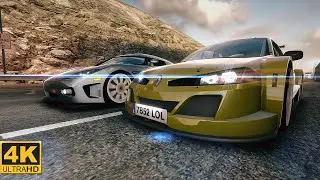 BLUR 4K 60FPS Gameplay Split-screen | Koenigsegg CCXR VS Renault M&eacute;gane Trophy