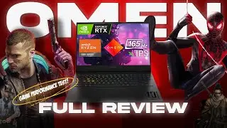 Давайте сделаем обзор игрового ноутбука! Ноутбук HP OMEN 16 дюймов😱💥 #hp #игровой #игровойноутбук...