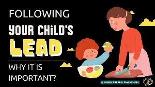 Why 'follow your child's lead' is important. Can it promote development, language & learning? Part 1