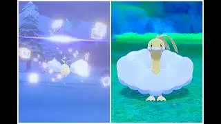 Live Shiny Swablu after 1,709 Encounters in Crown Tundra! (Full Odds + Altaria Evolution)