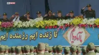 iran Military Parade - EMAD Missile - drive past