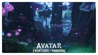 Bioluminescent Alien Forest Ambience - Avatar: Frontiers of Pandora | Insects, Jungle, Distant Calls