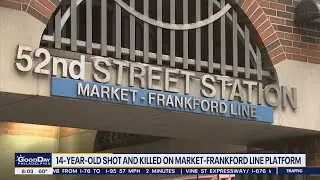 Boy, 14, shot and killed on SEPTA train platform in West Philadelphia