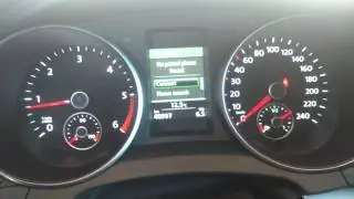 Golf 6 2009  Premium Staging Full Color MFA Tacho