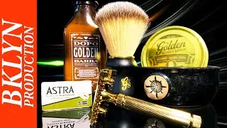 💈 Легкое, но агрессивное бритье с эффективным съёмом щетины 😜👍 Golden Shave & Golden Beards 🇩🇰 😍🎁