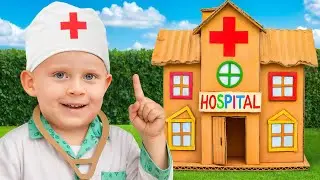 Przygoda w szpitalu z tektury 🏥 Oliver pomaga pacjentom