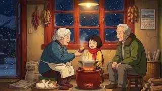 Relaxing Ghibli Winter at Grandparents' House 🏠 Warm Atmosphere 祖父母の家   リラックス