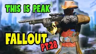 Fallout 4 modded survival as a SNIPER! - Pt. 28 - Exploring Nuka World!