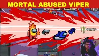 Mortal Abused Viper 😂 l Mortal Angry On Viper In Among Us 😂