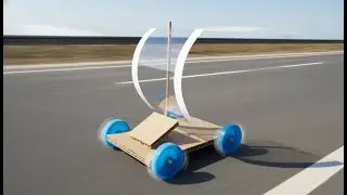 No Battery, Just Wind! DIY Sail Car | ไม่ใช้ไฟฟ้า รถใบเรือพลังลม DIY