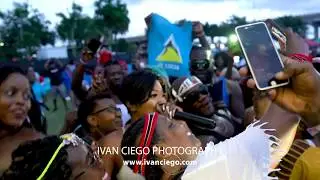 Patrice Roberts in concert at the Jacksonville Caribbean Carnival 2019