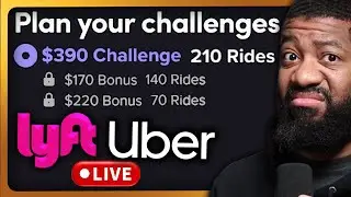 Is This INSANE $400 LYFT Ride Challenge WORTH IT? [LIVE]