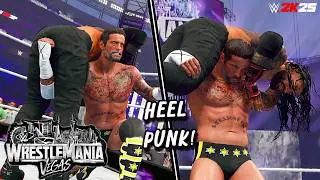 WWE 2K25: CM Punk vs Roman Reigns WrestleMania 42 Prediction Highlights!