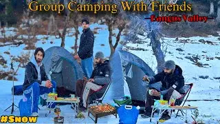 Group Camping With Friends in Jungle | Camping and Cooking With Friends | Life n Living | #winter 
