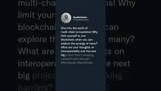 🌐✨ Dive into the world of multi-chain ecosystems! 🚀 Why limit yourself to one blockchain when you...