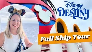 Экскурсия по круизному лайнеру Disney Destiny! Полный осмотр каждой палубы.