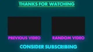 After Effects: Free Motion Graphic Universal Youtube OUTRO Template: After Effects: Download Link