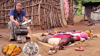 THIS AFRICAN VILLAGE FAMILY COOKS THE MOST DELICIOUS FOOD FOR LUNCH PREPARE TO DROOL OVER THESE 