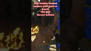 Bo4 modded weapons start! 1 round! PS4-PS5! #bo4zombies