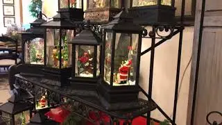 Water lanterns with Swirling Snow by RAZ Imports, Inc