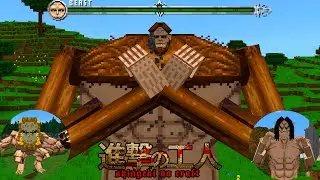 NOVA SERIE DE ATTACK ON TITAN no MOD MAIS MALUCO DO MINECRAFT...
