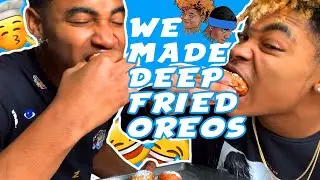 How To Make Deep Fried Oreos w/ Chris and Debo🍪