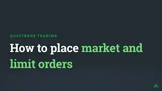 How to place a market and limit order