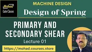 01 Design of Spring primary and secondary shear