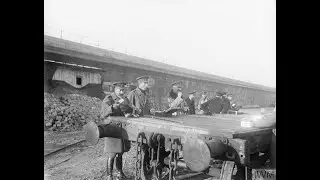 King George V visits Zeebrugge in the Great War