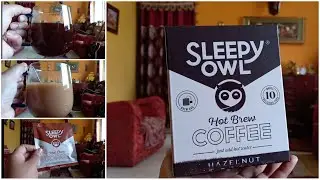 Sleepy Owl Hazelnut Coffee Review|| TheSpongyPanda||
