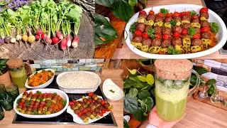 أول قطفة من زرعاتي😍سنة مباركة والرب كريم  أما الغدا حكاية تانية اولادي صار عندن الطبق المفضل🙆‍♀️