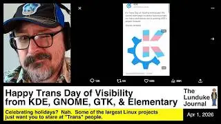 Happy Trans Day of Visibility from KDE, GNOME, GTK, & Elementary