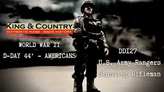 Lone US Army Ranger Rifleman - D-Day 1944 - King & Country Toy Soldiers Review
