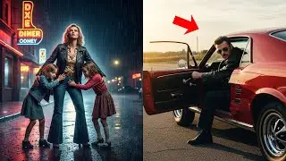 The Vixen Saved Two Girls in the Rain &mdash; The Next Day, The Bad Guy Returned in a Red Mustang