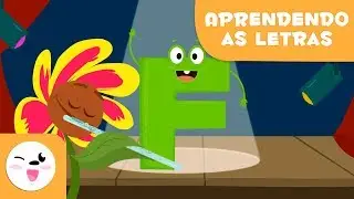 Aprenda a letra F com a flor Fiona | Abeced&aacute;rio