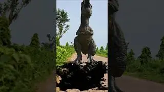 Big dinosaur attack the village! #shorts #dinosaur #vfx #trending #viral