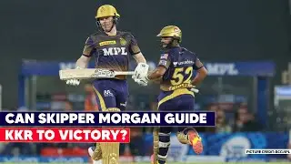 KKR vs PBKS | Can skipper Morgan guide KKR to victory? | KKR 76/3 (10)