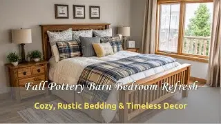 Fall Pottery Barn Bedroom Refresh | Cozy, Rustic Bedding & Timeless Decor