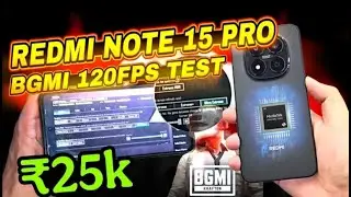 REDMI NOTE 15 PRO   BGMI SMOOTH 120FPS🤯GRAPHIC TEST🥵WITH FPS METER