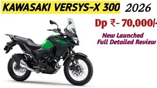 New KAWASAKI VERSYS-X 300|Price|2025|Features|Specfication Loan Emi Full Detailed Review