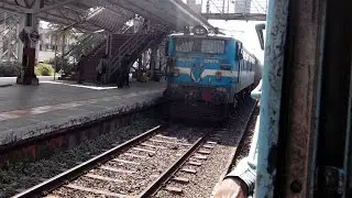 ANGRY FREIGHT TRAIN OVERTAKING PASSENGER TRAIN | INDIAN RAILWAYS