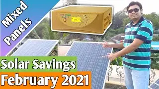 [ENG] UTL Gamma Plus February 2021 Monthly Solar Savings with 1040W Mixed Panels | Monthly & Daily