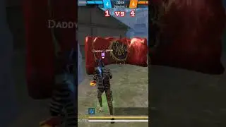 Daddy gamer gameplay 1vs4raistar voice song  Aashiq hun main #dadygamer #dadygamer #freefire #gaming