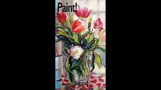 Learn to Paint Whimsical Tulips