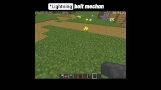 lightning bolt mechan #minecraft #minecrafthumor #minecraftshorts #minecraftbuilding