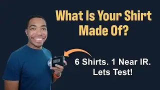 What&rsquo;s Your Shirt Hiding? | Near IR & Python Analysis of 6 Fabrics!