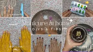 DIY At-Home Manicure💅 | Easy Step-by-Step Nail Care Routine for Soft Hands💖 | Beginners Friendly