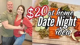 $20 AT HOME DATE NIGHT IDEA | Low Budget Meal Ideas For Special Occasions | Cheap Date Night Ideas