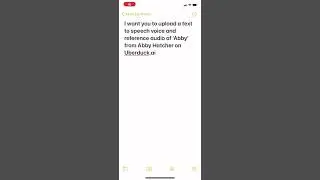 message on uberduck.ai